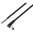 TRU COMPONENTS TC-13751860 Câble de raccordement M8 x 1 mâle, coudé 2 m Nombre de pôles: 4 1 pc(s)