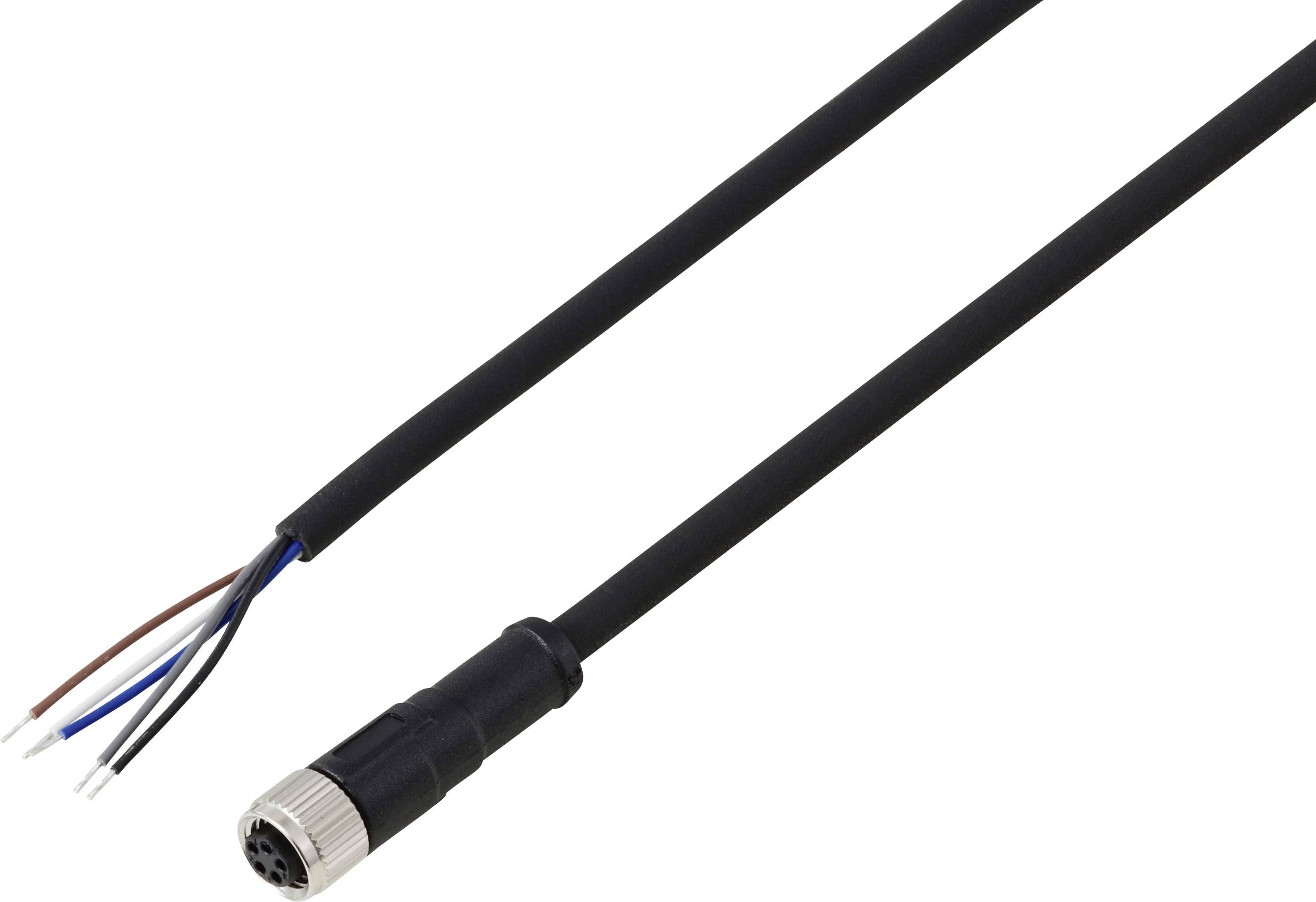 TRU COMPONENTS TC-13751964 Câble de raccordement M8 x 1 femelle, droit 10 m Nombre de pôles: 5 1 pc(s)