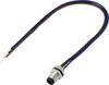 TRU COMPONENTS TC-13751968 Câble de raccordement M8 x 1 mâle, droit 0.2 m Nombre de pôles: 3 1 pc(s)