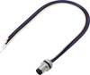 TRU COMPONENTS TC-13751972 Câble de raccordement M8 x 1 mâle, droit 0.2 m Nombre de pôles: 4 1 pc(s)