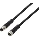 TRU COMPONENTS TC-13752008 Câble de raccordement M8 x 1 mâle, droit, femelle, droit 2 m Nombre de pôles: 5 1 pc(s)