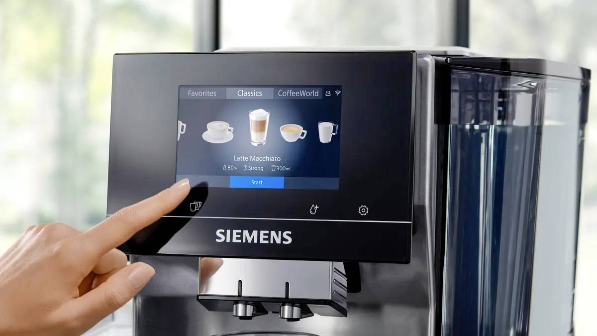 Siemens EQ700 integral TQ717D03 Cafetière noir, acier inoxydable-1