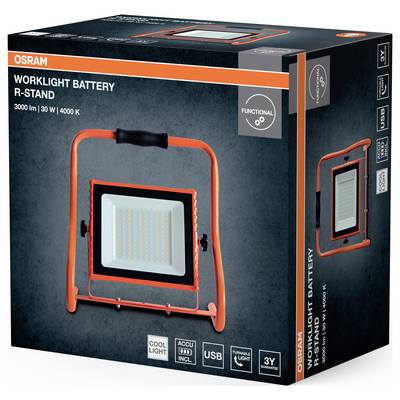 OSRAM HOMELIGHTING LED Worklight Battery R-Stand 30W 4000K Projecteur LED sans fil 30 W 4099854430336-2