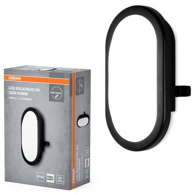 OSRAM HOMELIGHTING LED Bulkhead 11W 4000K Black Applique LED-1