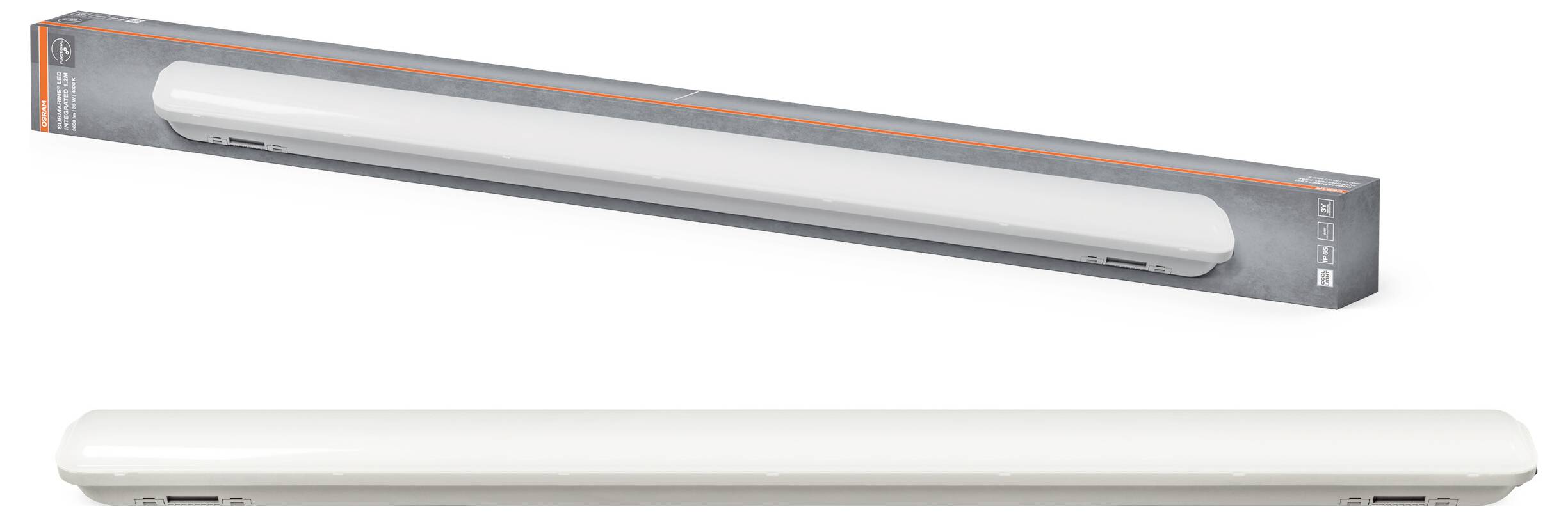 OSRAM HOMELIGHTING Submarine Integrated 1.2M 36W 4000K Eclairage LED pour pièce humide-1