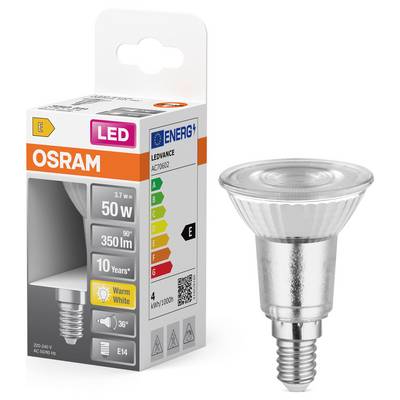 OSRAM HOMELIGHTING 4099854458705 Lampe à réflecteur LED CEE E (A - G) E14 Par 16 3.7 W blanc chaud (Ø x H) 50.00 mm x 50-1