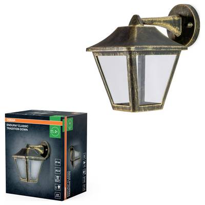 OSRAM HOMELIGHTING ENDURA Classic Tradition Down E27 Gold 4099854452352 Applique LED extérieure LED E27 or-1