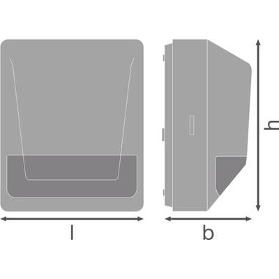 OSRAM HOMELIGHTING SENSOR WALL 180DEG IP55 WT 4099854454240 Applique LED extérieure LED blanc-3