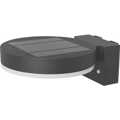 OSRAM HOMELIGHTING ENDURA Style Solar Wall Sensor Single Circle 6W Black 4099854455568 Applique LED extérieure LED LED i-0