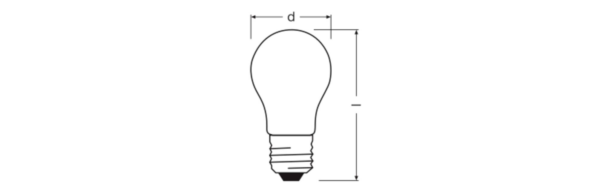 OSRAM HOMELIGHTING 4099854467875 LED CEE D (A - G) E27 3.4 W blanc chaud (Ø x H) 45.00 mm x 45.00 mm non dimmable 1 pc(s-1