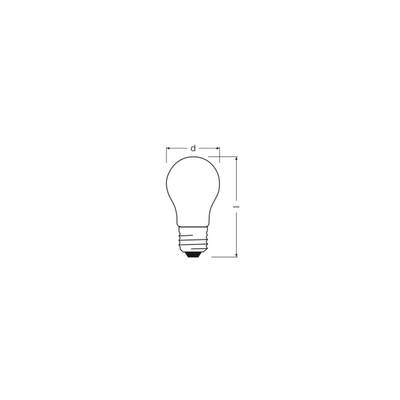 OSRAM HOMELIGHTING 4099854467875 LED CEE D (A - G) E27 3.4 W blanc chaud (Ø x H) 45.00 mm x 45.00 mm non dimmable 1 pc(s-1
