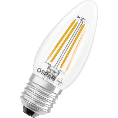 OSRAM HOMELIGHTING 4099854467066 LED CEE D (A - G) E27 forme de flamme 3.4 W blanc chaud (Ø x H) 35.00 mm x 35.00 mm non-0
