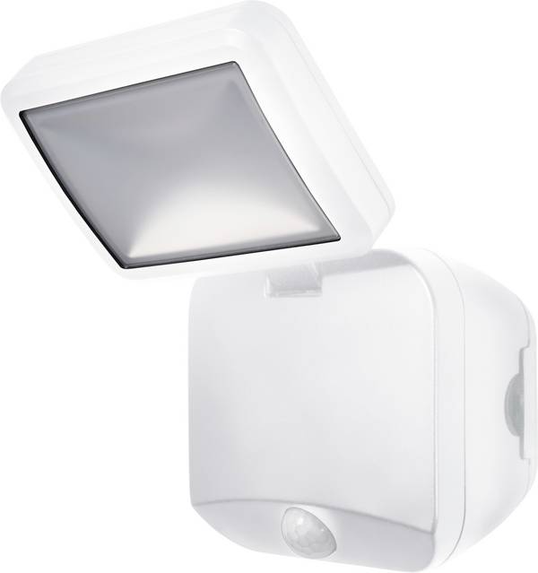 OSRAM HOMELIGHTING Battery LED Spotlight Sensor 4W 4000K IP54 White 4099854497537 Projecteur extérieur  4 W Couleur d'éclairage (ampoule LED): blanc neutre