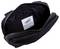 Un sac noir ouvert avec une étiquette visible portant l'inscription « Cipher » à l'intérieur. L'intérieur révèle plusieurs poches, indiquant un espace de rangement organisé.