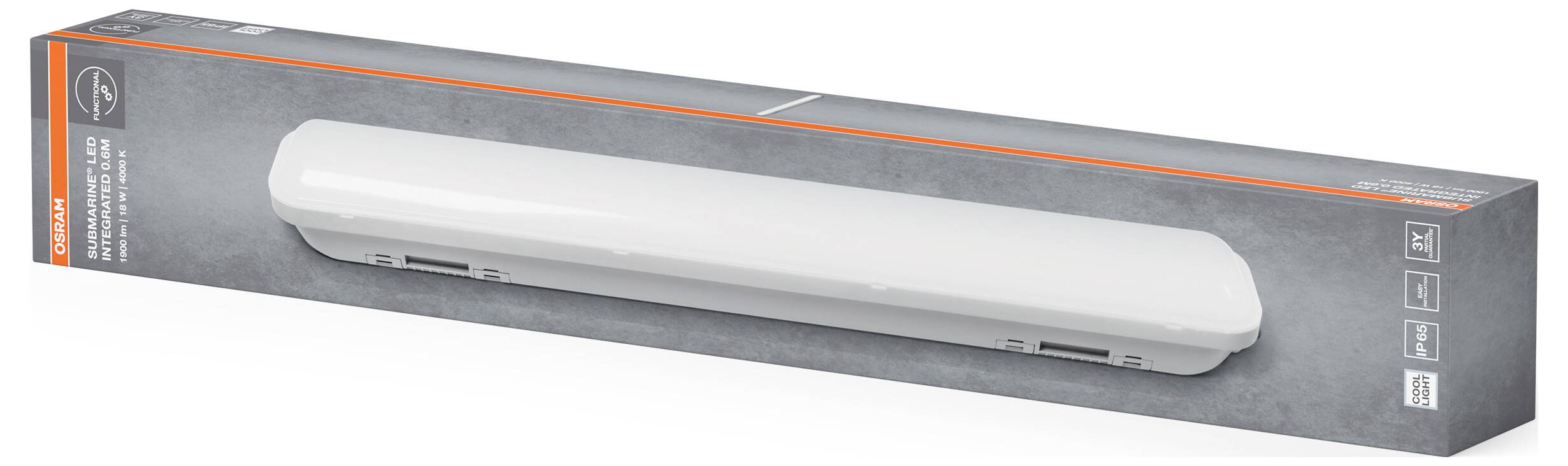 OSRAM HOMELIGHTING Submarine Integrated 0.6M 18W 4000K Eclairage LED pour pièce humide-2