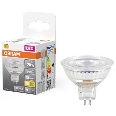 OSRAM HOMELIGHTING 4099854458347 Lampe à réflecteur LED CEE E (A - G) GU5.3 2 W blanc chaud (Ø x H) 50.00 mm x 50.00 mm -1
