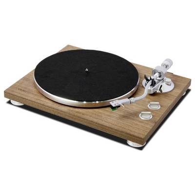 TEAC TN-400BT-X Bluetooth Turntable Walnut Platine entraînement par courroie noir, noix-1