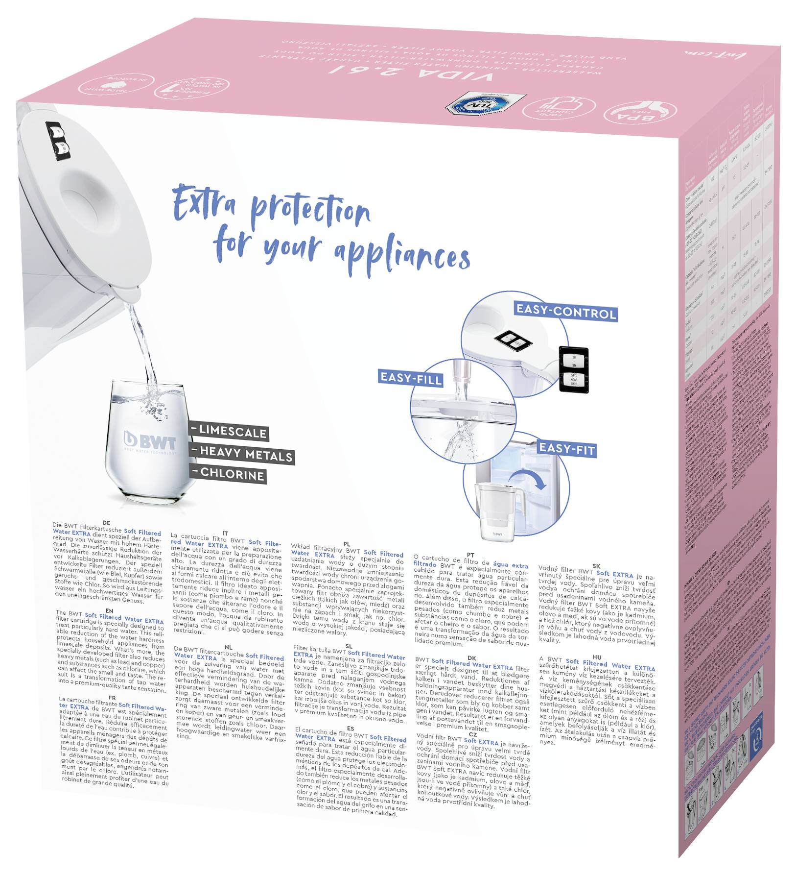 BWT VIDA 305497 Carafe filtrante 2.6 l blanc-1
