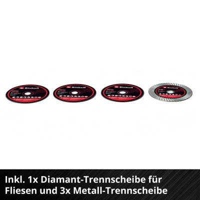 Einhell Professional TP-CO 18/76-C Li BL - Solo Découpeuse à disque sans fil Profondeur de coupe (max.): 16 mm-6