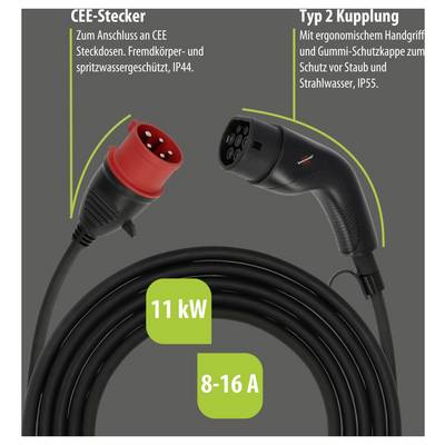 Brennenstuhl 1384020 Câble de charge pour véhicule électrique type 2 mode 2 16 A 11 kW-3