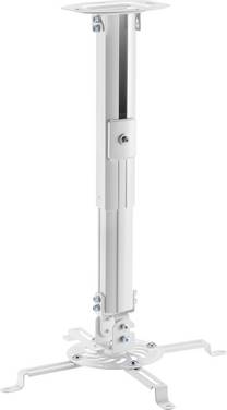 Reflecta Prometheus Support plafond pour projecteur support de plafond, rotatif, inclinable Distance sol/plafond (max.): 580 mm  blanc