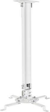 Reflecta Prometheus Support plafond pour projecteur support de plafond, rotatif, inclinable Distance sol/plafond (max.): 900 mm  blanc