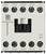 Un relais électrique blanc avec dix bornes étiquetées 13/NO, 21/NC, 33/NO, 43/NC, A1+, 14/NO, 22/NC, 34/NO, 44/NC, A2-. Marqué 'TC-GLJ1-31' et 'DC 24V'.