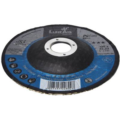 LUKAS-ERZETT A67651250360799 Set de disques abrasifs Diamètre 125 mm Grain=36 10 pc(s)-2