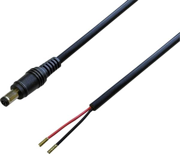 BKL Electronic 076101 Connecteur DC connecteur creux DC - Embouts 2 m 1 pc(s) Piece