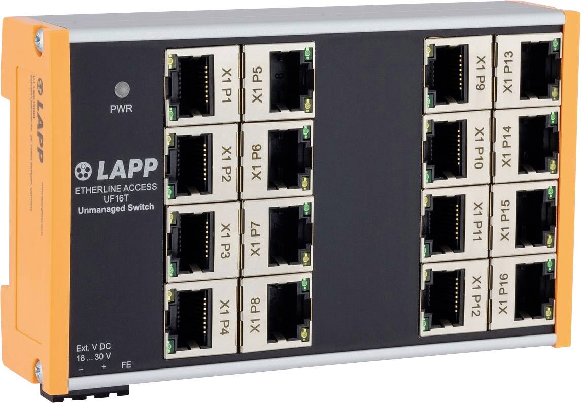 LAPP 21700146 ETHERLINE® ACCESS UF16T Commutateur Ethernet industriel 1000 MBit/s-0