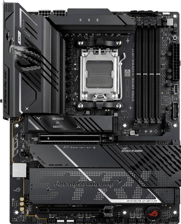 Asus STRIX X870E-H Carte mère Socket (PC) AMD® AM5 Facteur de forme (détails) ATX Chipset de la carte mère AMD® X870E
