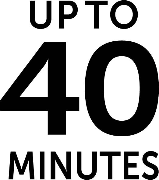 «Jusqu'à 40 minutes»