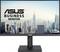 Moniteur d'entreprise Asus affichant un panorama de skyline avec des gratte-ciels, comprenant l'Empire State Building, sous un ciel dégagé.
