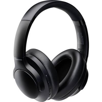 Casque audio noir circumauriculaire avec des coussinets d'oreille moelleux et un design élégant, portant le nom de la marque sur le côté.