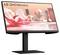 Un moniteur LG QHD élégant affichant un design abstrait vibrant aux tons de rouge et de pêche, soulignant sa précision des couleurs et son design moderne.