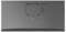 Vue arrière d'un moniteur incurvé LG montrant la zone de fixation du support et les ports d'entrée, comprenant HDMI et USB, avec une étiquette de détails du produit.