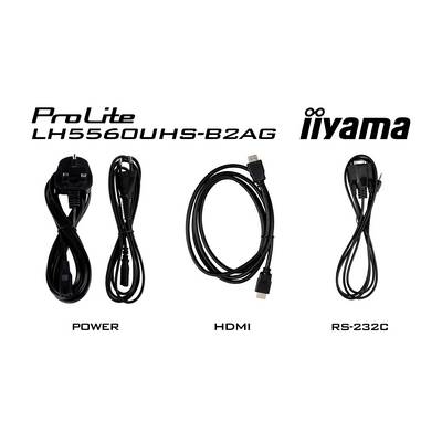 Iiyama ProLite Ecran affichage dynamique CEE: E (A - G) 139 cm 55 pouces 3840 x 2160 Pixel 24/7-17