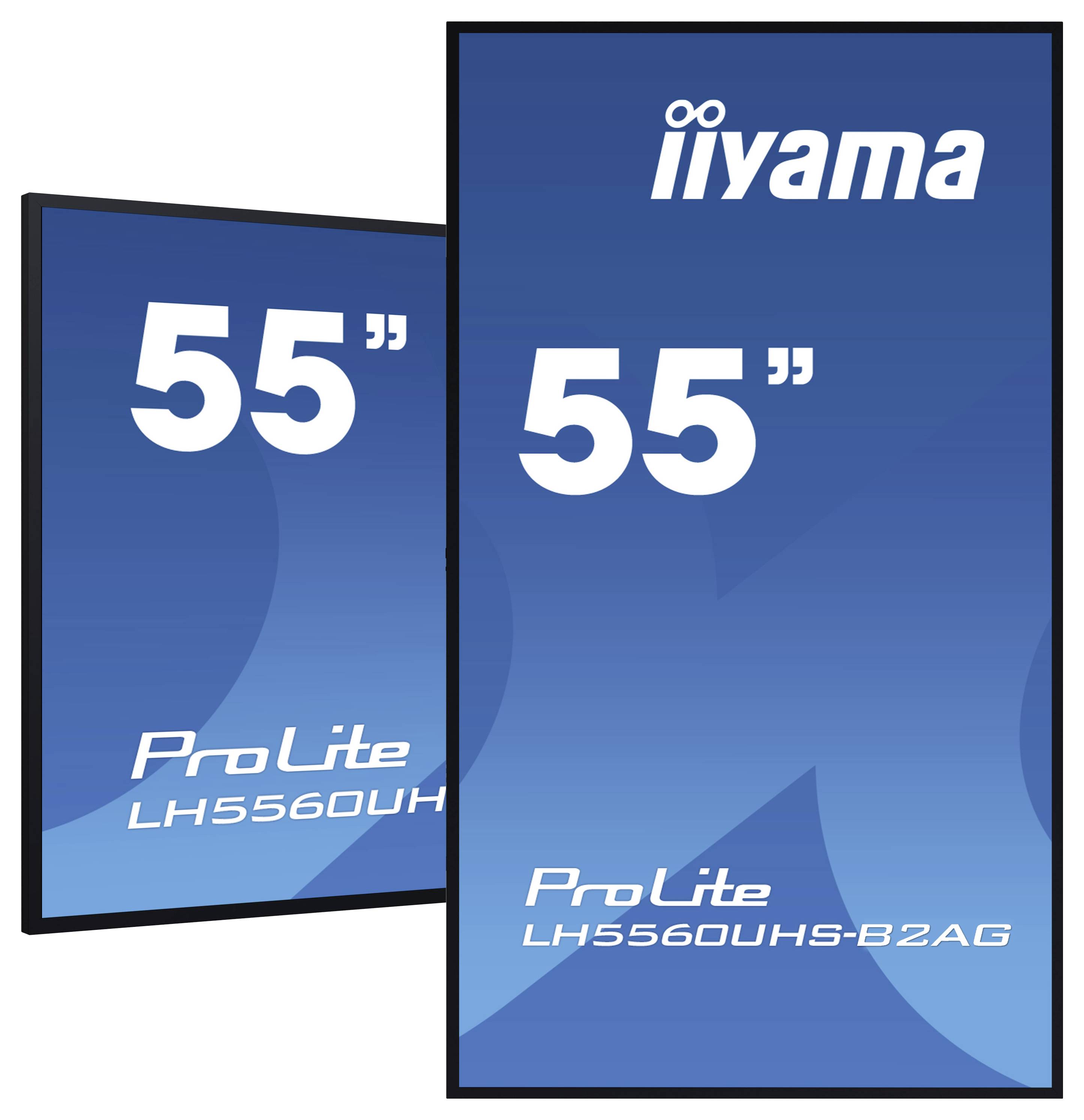 Iiyama ProLite Ecran affichage dynamique CEE: E (A - G) 139 cm 55 pouces 3840 x 2160 Pixel 24/7-1