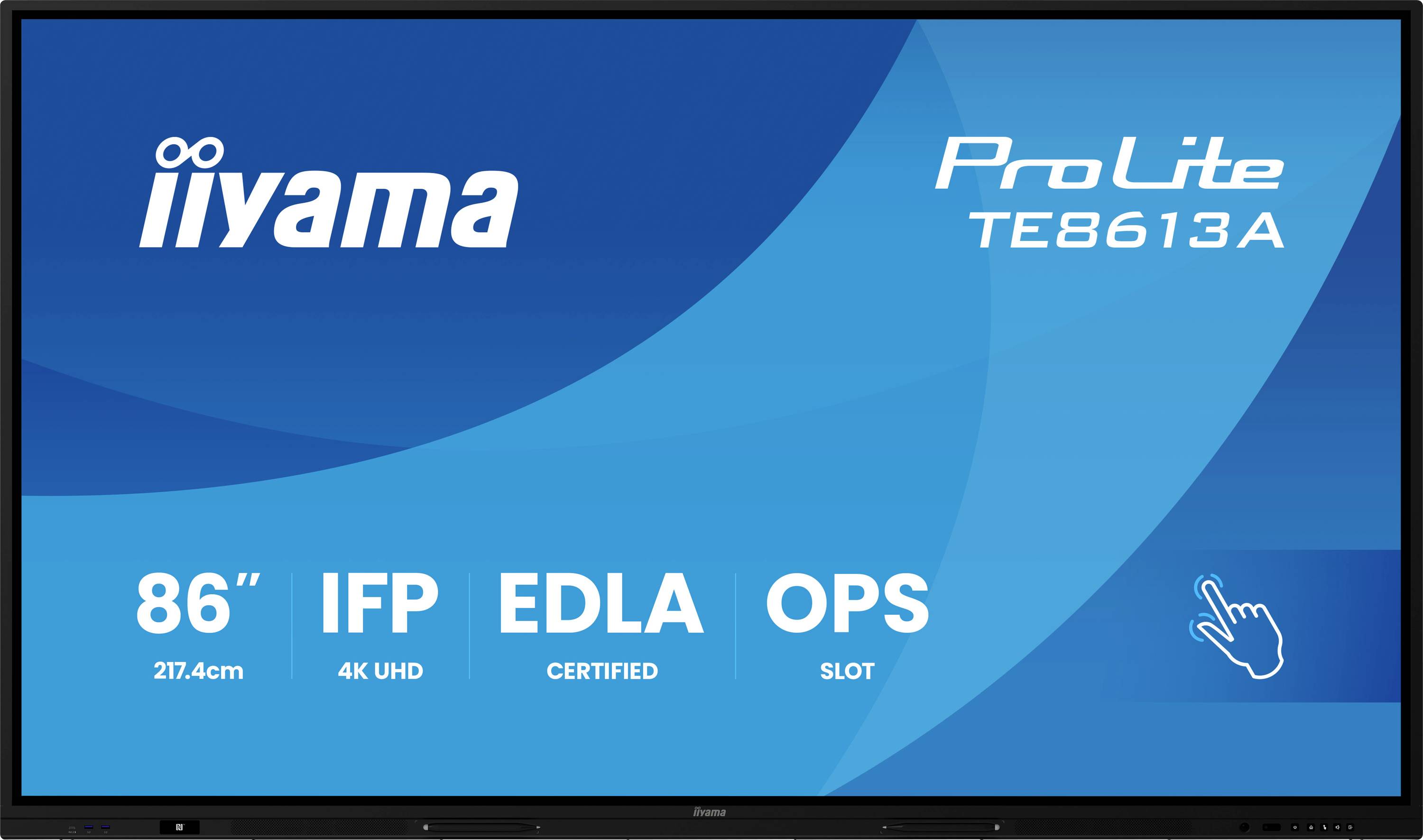 IIYAMA- Afficheur professionnel tactile 86" TE8613A-B1AG-0