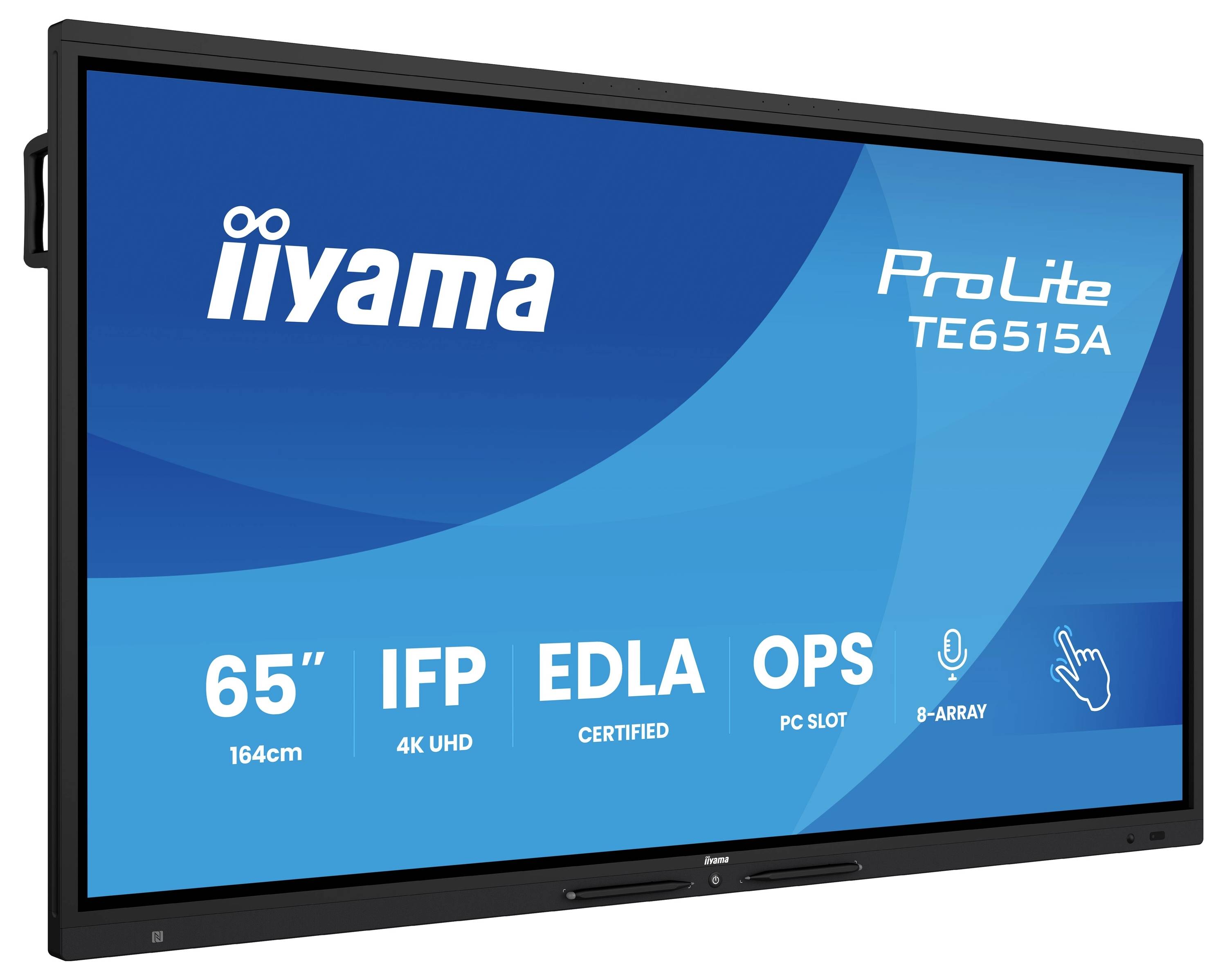 Iiyama ProLite Ecran affichage dynamique CEE: G (A - G) 163.9 cm 64.5 pouces 3840 x 2160 Pixel-1
