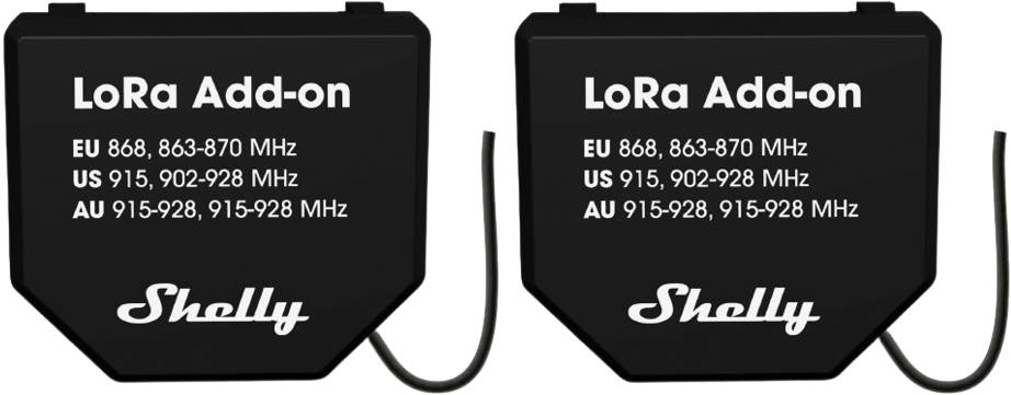 Shelly LoRa Add-on 2x Commutateur sans fil-0