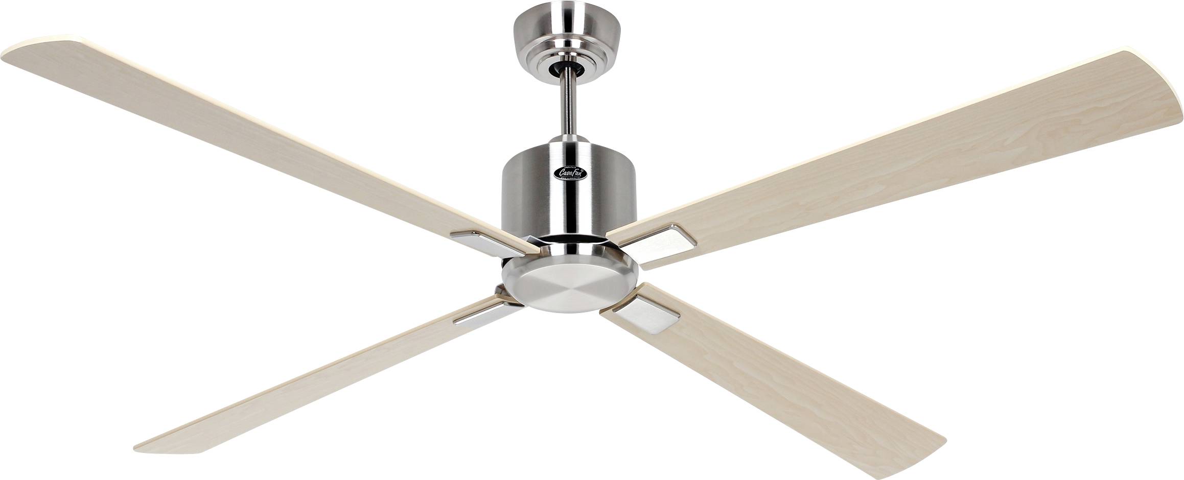 CasaFan ECO NEO III 152 BN-AH/BU WiFi Flügel Ahorn/Buche Ventilateur de plafond 27 W (Ø x H) 152 cm x 360 mm chrome (bro-0