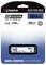 Emballage du Kingston DC2000B 960 Go PCIe 4.0 NVMe M.2 SSD présentant les spécifications du produit et une garantie de 5 ans.