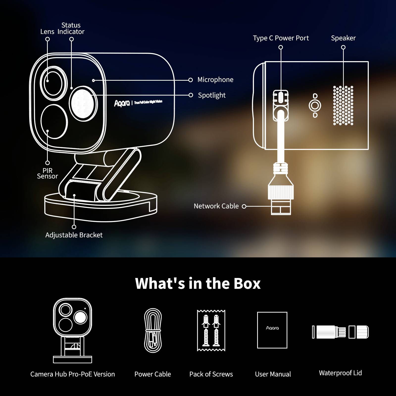 CH-C03D Aqara Aqara Camera Hub G5 Pro (PoE) - gray Ethernet IP Caméra de surveillance 2688 x 1520 pixels-7