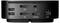 Station d'accueil noire avec plusieurs ports, comprenant HDMI, Ethernet, USB et DisplayPort, permettant de connecter divers appareils.