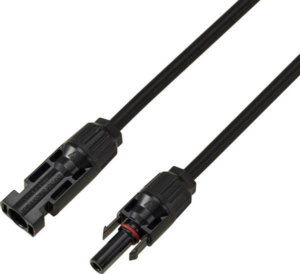 TRU COMPONENTS TC-13805736  Rallonge de câble solaire 6.0 mm² 30 A Longueur de câble 1 m