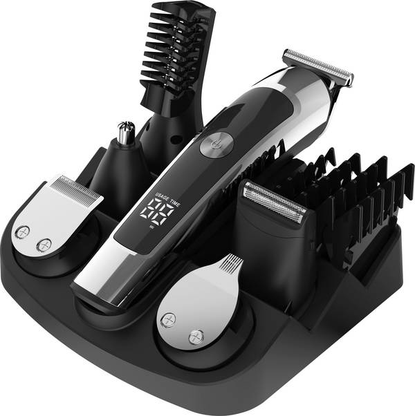 Elevar  Tondeuse à barbe, Tondeuse à cheveux, Tondeuse nez & oreilles  noir