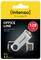 Clé USB-A Intenso de 128 Go ; emballage étiqueté 'Office Line', 'Super Speed', '3.2 Gen 1x1'. Clé USB présentée dans un boîtier argenté.