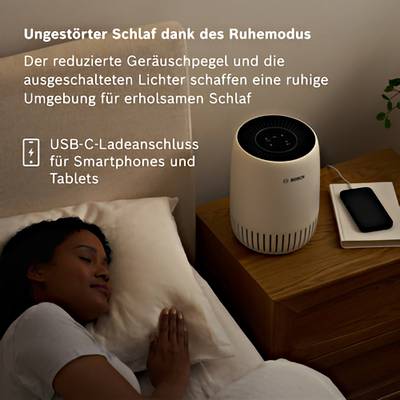 Bosch Home Comfort 7733703696+7733703705 Air 1000+Air 1000 Purificateur d'air 23 m² blanc-12