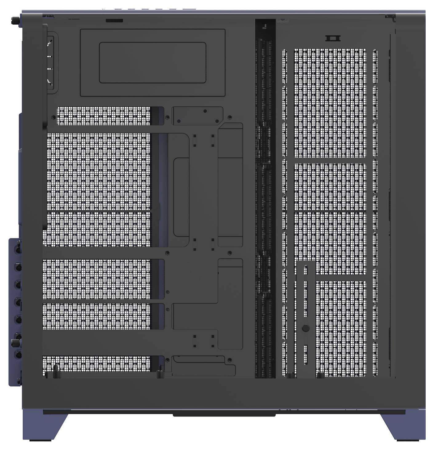 Thermaltake View 390 Air Future Dusk Boîtier PC bleu foncé filtre anti-poussière, éclairage intégré, 2 ventilateurs pré--8